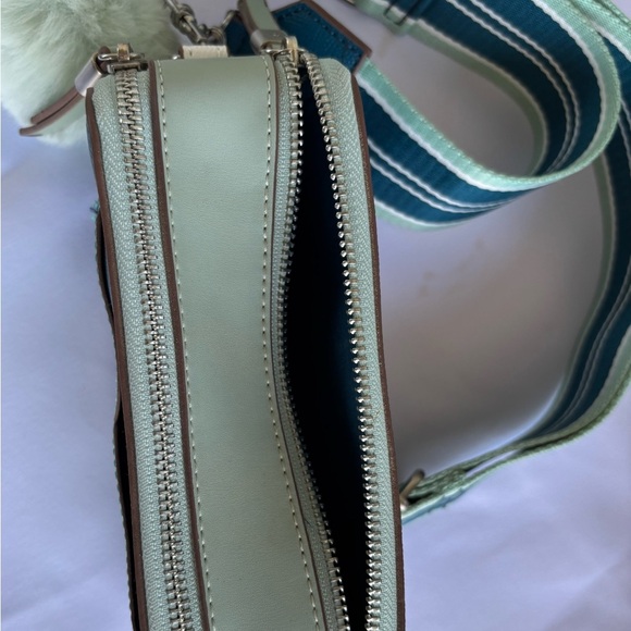 No Boundaries Blue and Green Crossbody Bag with Adjustable Strap - Picture 5 of 6